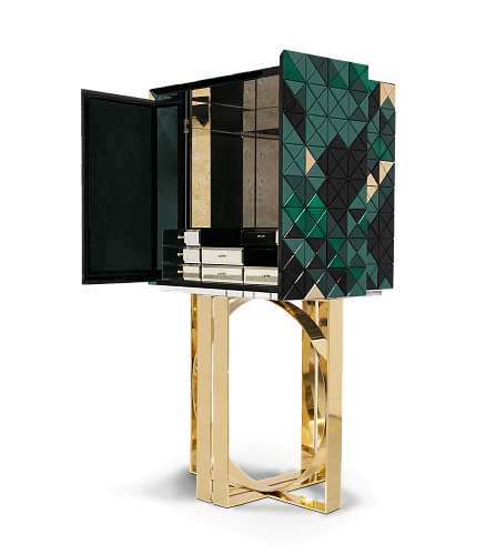 Armoire Mosaic verte
