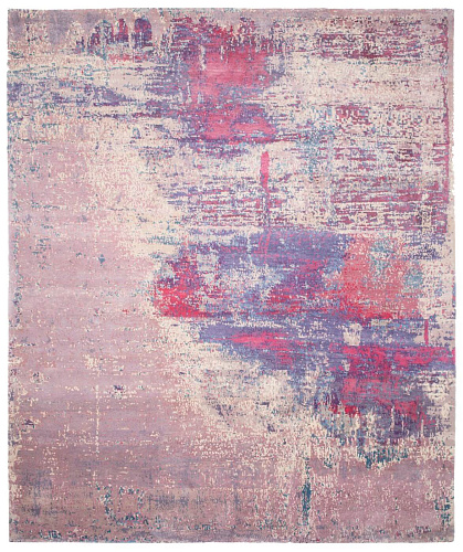 Artwork 22 paars vloerkleed