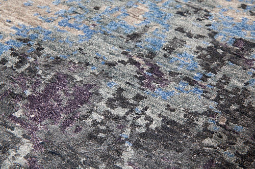 Tapis noué à la main abstrait