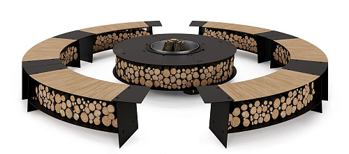 Rangement de bois Tobia
