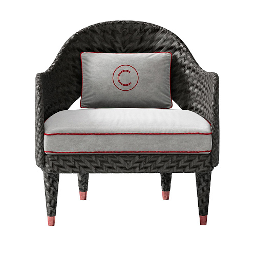 Fauteuil de jardin avec accoudoirs