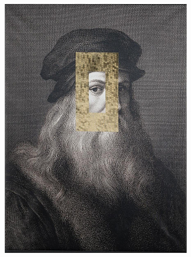 Leonardo Portrait wandpaneel