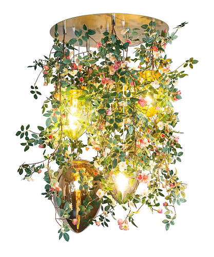 Rose Crystal kroonluchter