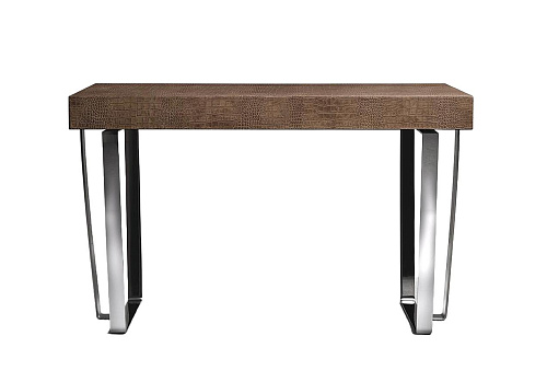 Petit bureau en cuir