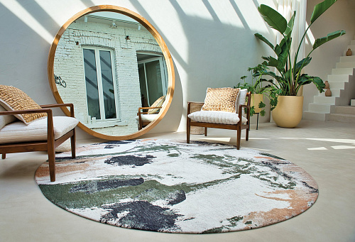 Middle Of rond vloerkleed