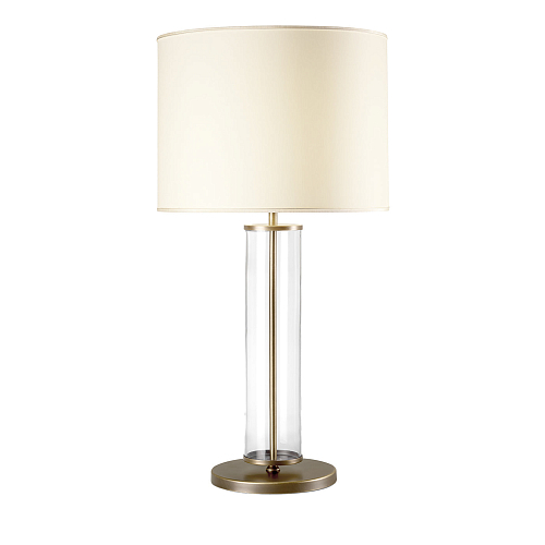 Elegante gebruneerde metalen tafellamp