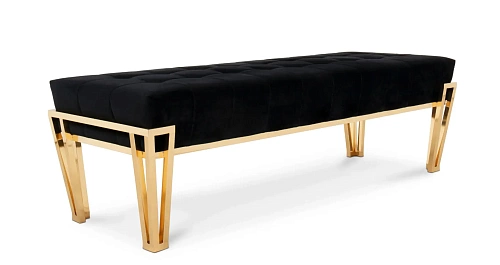 Obsidian ottoman