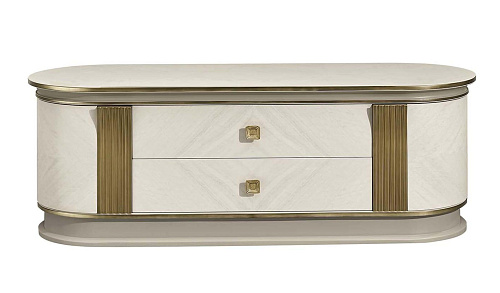 Elegance wit en goud tv-meubel