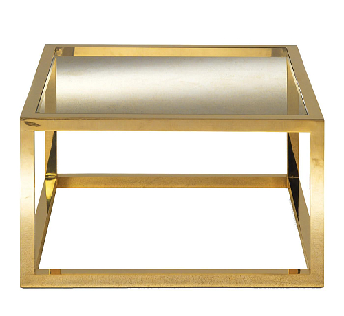 Table basse en laiton