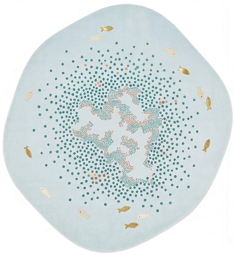 Tapis Halo Aqua