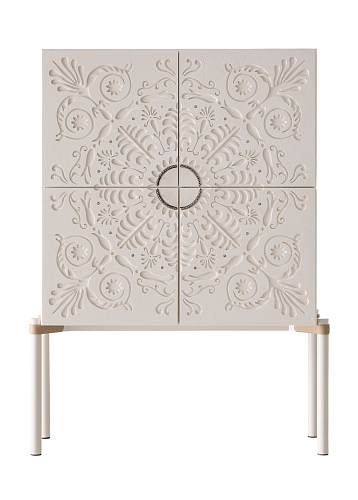 Bar blanc contemporain Alexandra