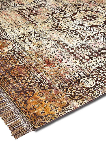 Tapis tissé main Strawberry Gold