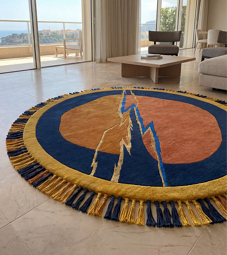 Tapis Lightning Crest Gold