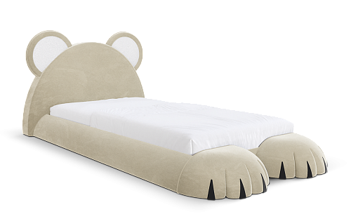 Pluizige welp bed