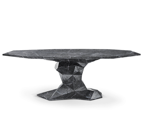 Bonsai kunstmarmer luxe eettafel