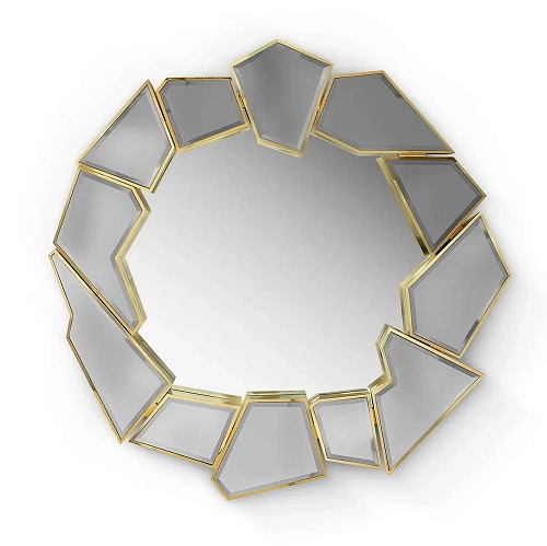 Miroir mural rond Shatter