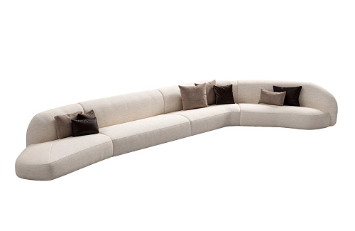 Modulaire bank met verborgen poten