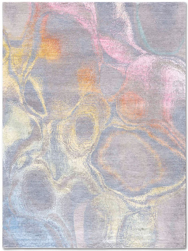 Pastel Sun handgemaakt luxe vloerkleed
