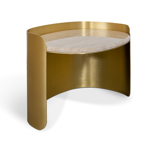Table d’appoint ovale Franklin Scott
