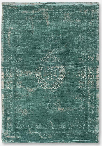 Vintage Style mineraal zwart vloerkleed