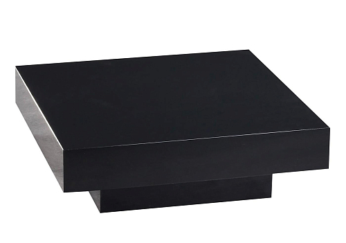 Loft zwarte kleine salontafel